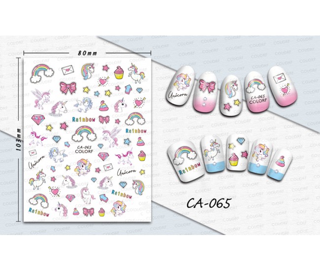 3D Nail Stickers | Love story Designs| CA-065